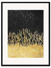 Impression artistique encadrée Golden Night