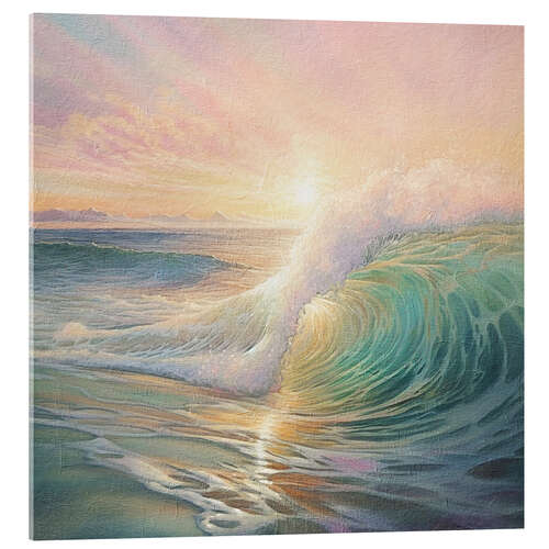 Acrylic print Ocean Sunrise III