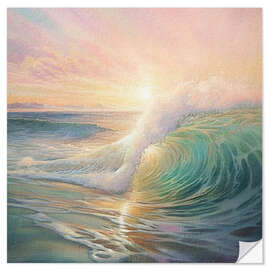 Wall sticker Ocean Sunrise III