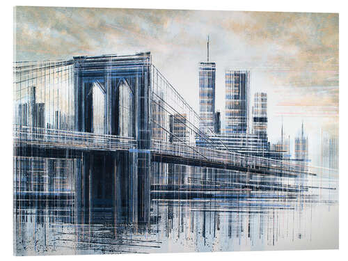 Acrylglasbild Manhattan Bridge