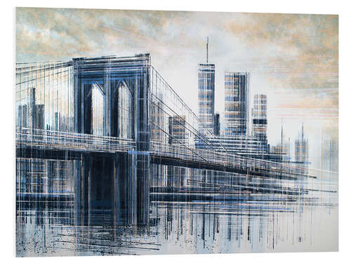 Foam board print Manhattan Bridge