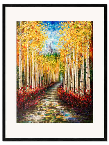 Impresión de arte enmarcada Uncompahgre National Forest