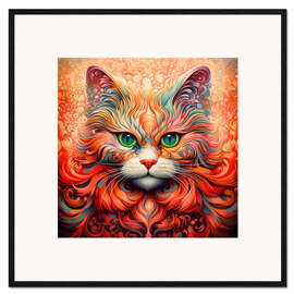 Framed art print Guru Cat