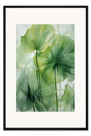 Gerahmter Kunstdruck Lotus