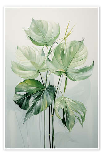 Poster Exotic Leaves