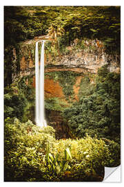 Sticker mural Chamarel Waterfall in Mauritius