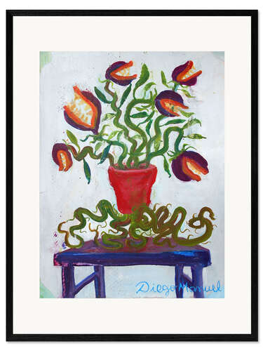 Framed art print Carnivorous Flower