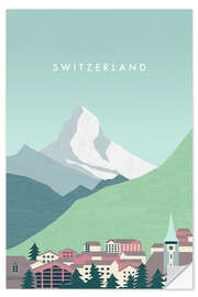 Självhäftande poster Switzerland