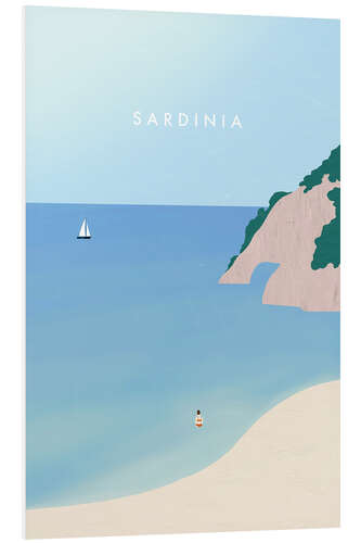 Hartschaumbild Sardinien