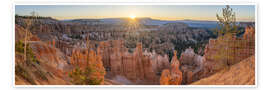 Poster Bryce Canyon at Sunrise, USA