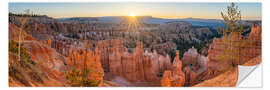 Vinilo para la pared Bryce Canyon at Sunrise, USA