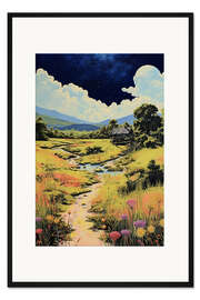 Gerahmter Kunstdruck Surrealistische Landschaft I