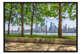 Gerahmter Kunstdruck New York im Sommer