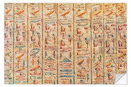 Vinilo para la pared Egyptian Hieroglyphs