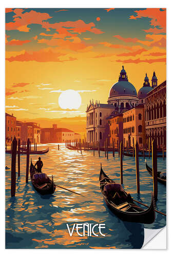 Wall sticker Venice Travel Poster