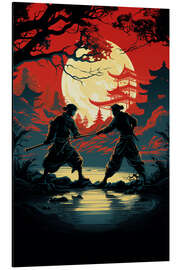 Magnettafel Samurai Garten I