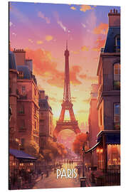 Magnettafel Reiseplakat Paris