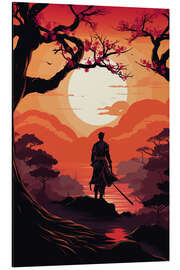 Magnettafel Samurai Garten II