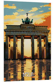 PVC-tavla Berlin Travel Poster