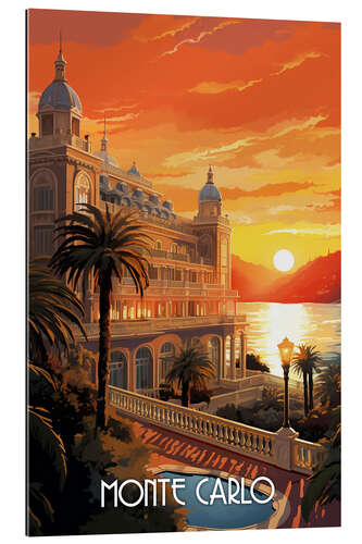 Gallery print Travel Poster Monte Carlo