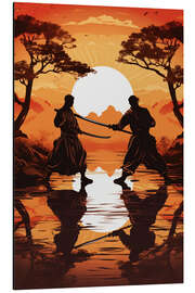 Magnettafel Samurai Garten III