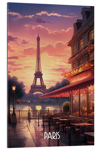 Gallery print Paris Travel Poster