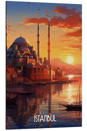 Magnettafel Reiseplakat Istanbul