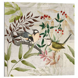 Tableau en plexi-alu Autmn Birds