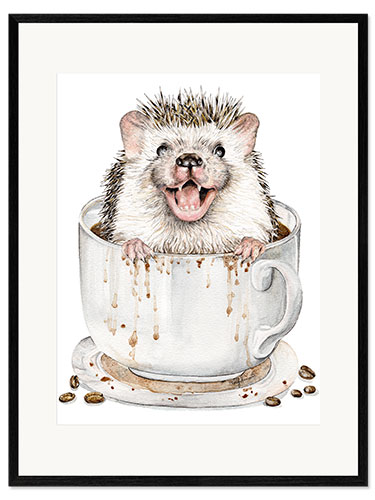 Framed art print Coffee Hog
