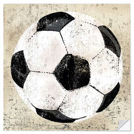 Vinilo para la pared Vintage Football