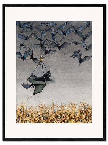 Framed art print Wizard's Pets