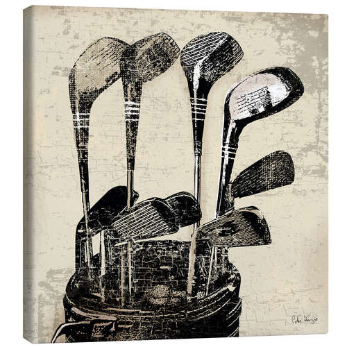 Canvas print Vintage Golf Clubs