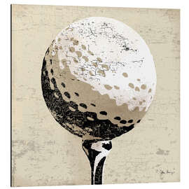 Magnettafel Vintage Golfball