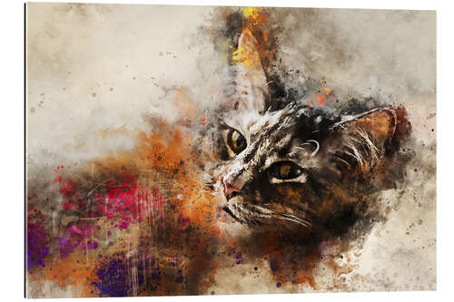 Gallery print Abstract Cat Portrait