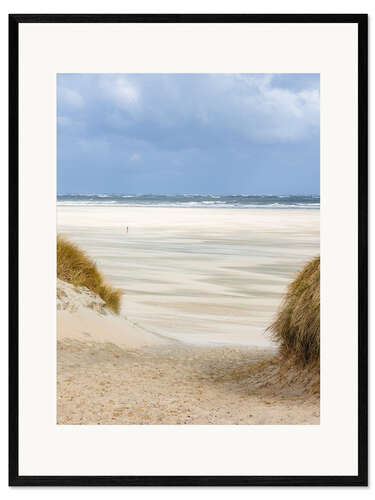 Ingelijste kunstdruk Beach Entrance