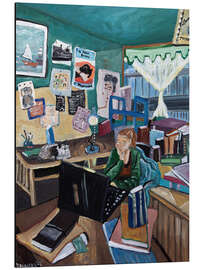 Magnettafel Kabine der Schriftstellerin