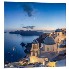 Cuadro de aluminio The Village of Oia at Night