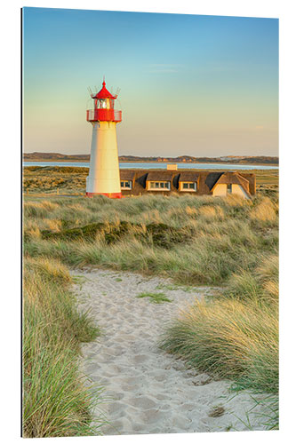 Gallery Print Sylt Leuchtturm List-West im Abendlicht