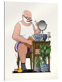 Galleriprint Churchill Shaving