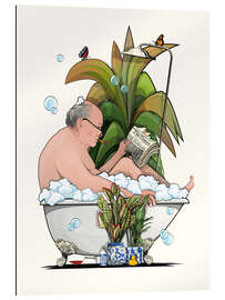 Gallery print Churchill in Bubble Bath