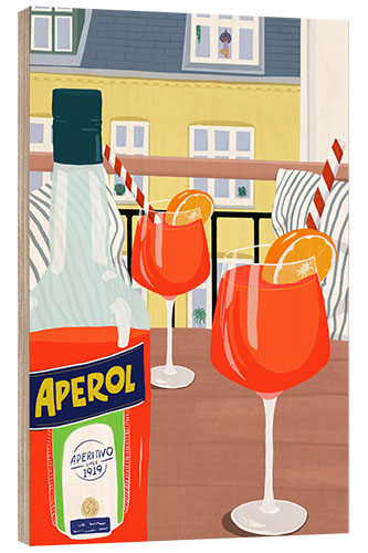 Puutaulu Balcony ‘hygge’ with Aperol