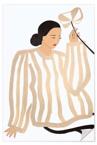 Wall sticker Striped Oversize I