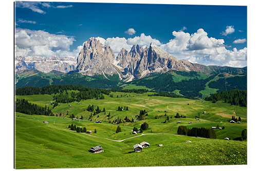 Gallery print Alpe di Siusi and Sassolungo Group, South Tyrol