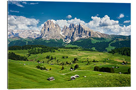 Gallery print Alpe di Siusi and Sassolungo Group, South Tyrol