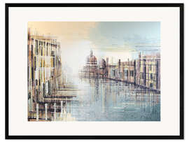 Impresión de arte enmarcada Venice at Sunset