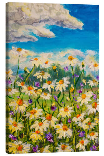 Canvas print Summer White Daisies