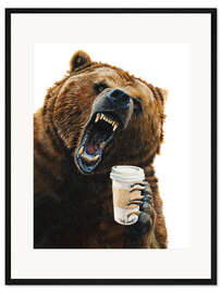 Gerahmter Kunstdruck Grizzly Mornings