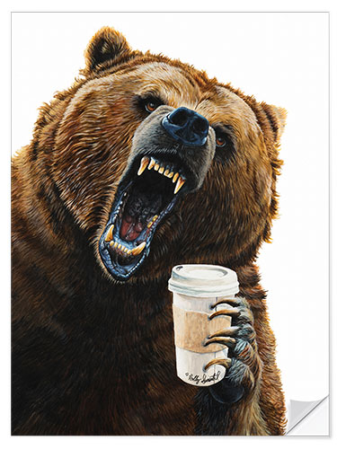 Wandsticker Grizzly Mornings