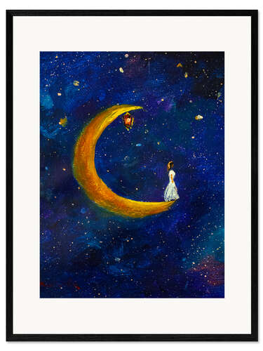 Framed art print Cosmic Sail