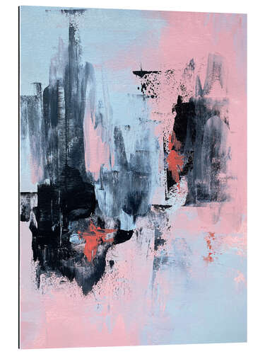 Gallery print Pink And Grey Abstract I